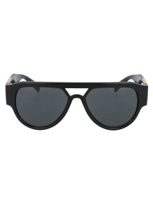 Versace Eyewear Pilot Frame Sunglasses