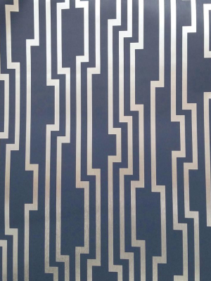 Velocity Wallpaper In Navy From The Candice Olson Journey Collection By York Wallcoverings