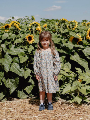 Maelle Square Neck Dress - Poppy Forest