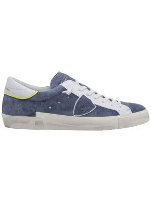 Philippe Model Prsx Daim Lace-up Sneakers