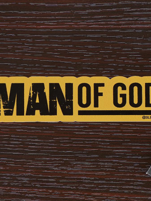 Man Of God Sticker