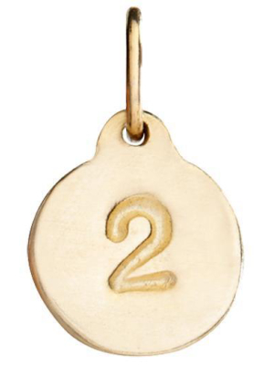 "2" Number Charm