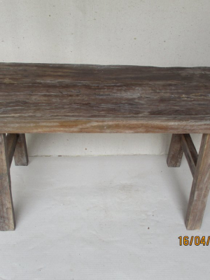 Reclaimed Teak Antique Bench