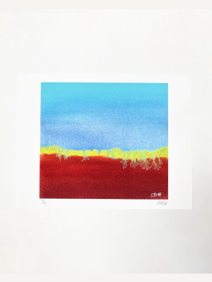 Chelstin Ross Print - Red/blue