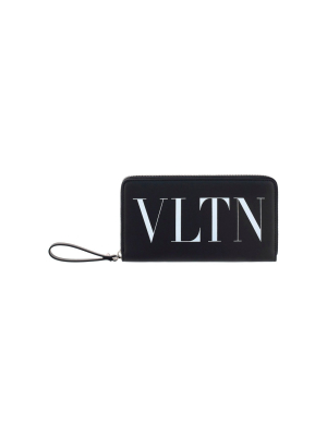 Valentino Garavani Vltn Printed Zip-around Wallet