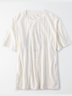 Ae Oversized Celestial Graphic T-shirt