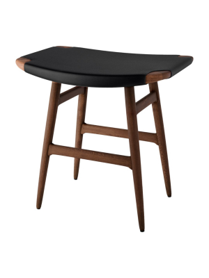 Freja Stool - Leather Seat