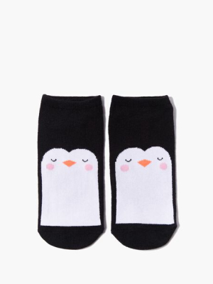 Sleeping Penguin Ankle Socks