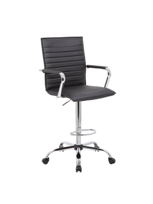 Drafting Stool Black - Boss Office Products