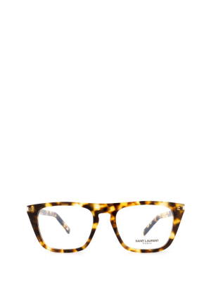 Saint Laurent Eyewear Flat-top Frames Glasses