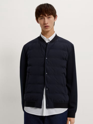 Combination Puffer Bomber Jacket