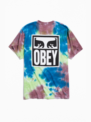 Obey Eyes Icon Tie-dye Tee