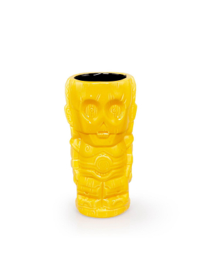 Beeline Creative Geeki Tikis Star Wars C-3po Mug | Crafted Ceramic | Holds 14 Ounces