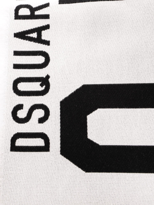Dsquared2 Logo Intarsia Beach Towel