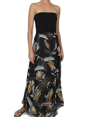 Double Layered Palazzo Skirt