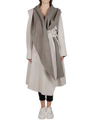 Issey Miyake Oversized Reversible Wrap Coat