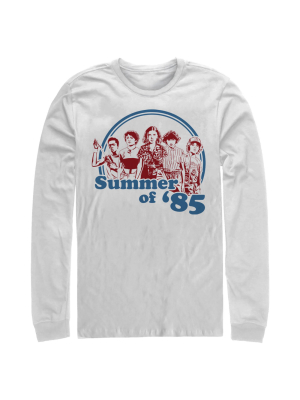 Men's Stranger Things Retro Summer Of '85 Long Sleeve Shirt