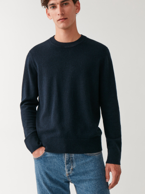 Merino-yak Crew-neck Sweater
