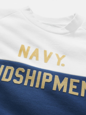 Navy Colorfield Sweatshirt