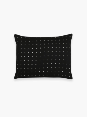 Anchal® Organic Cotton Small Cross-stitch Toss Pillow