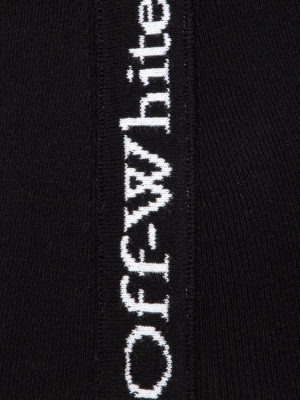 Off-white Logo Turtleneck Knit Top