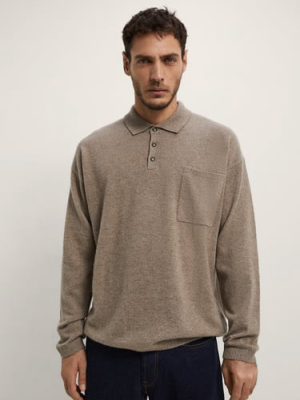 Cashmere Polo Sweater