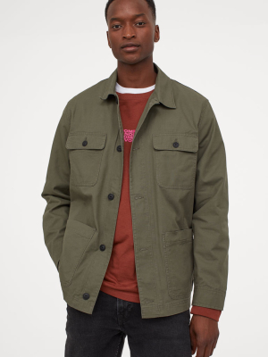 Twill Shirt Jacket