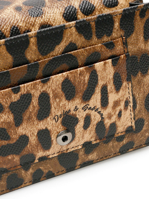 Dolce & Gabbana Leopard Print Crossbody Bag