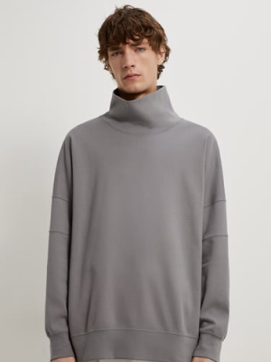 Premium High Collar Sweatshirt