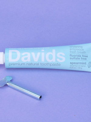 Davids Natural Spearmint Toothpaste