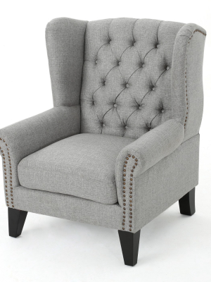 Laird Traditional Winged Accent Chair - Christopher Knight Home