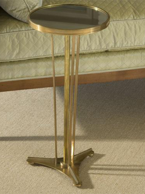 Global Views French Moderne Side Table - Antique Brass