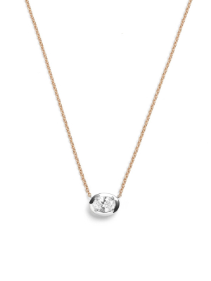 Zadie Oval Diamond Necklace