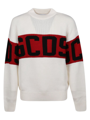 Gcds Logo Band Knit Sweater