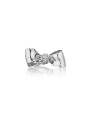 Bow Diamond Knot Ring – Medium