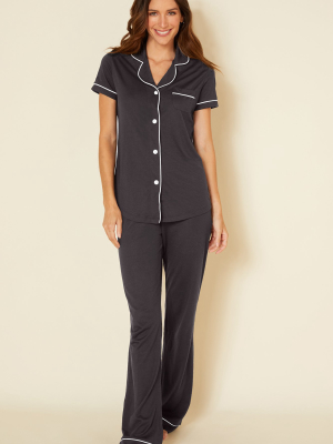 Short Sleeve Top & Pant Pajama Set