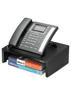 Fellowes Designer Suites™ Telephone Stand 13 X 9 1/8 X 4 3/8 Black Pearl 8038601