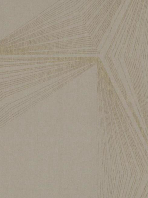 Quantum Wallpaper In Grey And Gold From The Terrain Collection By Candice Olson For York Wallcoverings