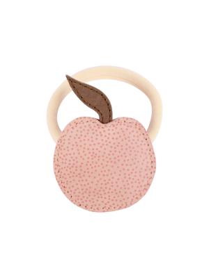 Donsje Nanoe Fruit Hair Tie Peach - Coral Dotted Nubuck