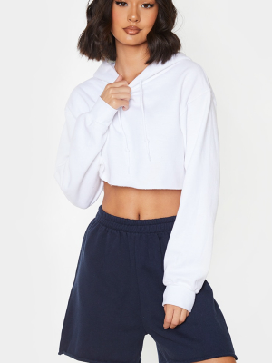 Navy Longline Sweat Short