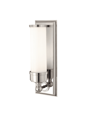 Everett 1 Light Bath Bracket Polished Nickel