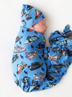 Bolt Swaddle Beanie Set