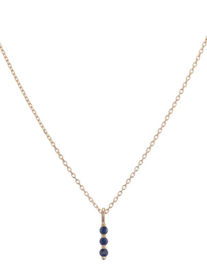 Blue Sapphire Stack Necklace