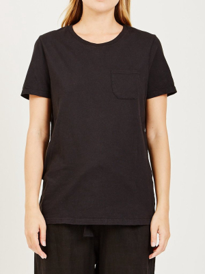 Pocket Crew Tee Black