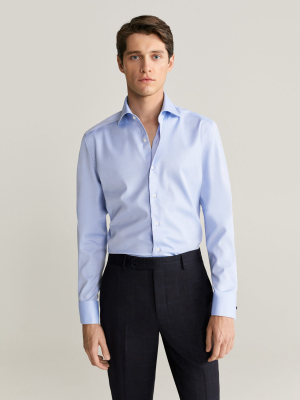 Slim Fit Tailored Cotton Shirt