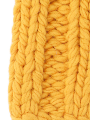 Jw Anderson Chunky Knit Snood Scarf