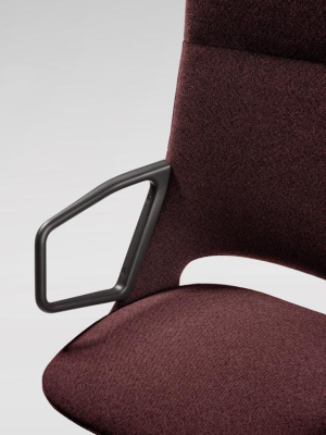 Zuma High Back Swivel Armchair By Artifort