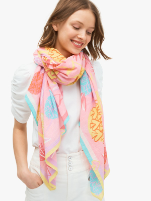 Pineapple Spade Oblong Scarf