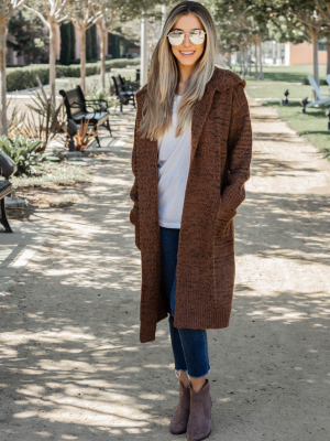 The Tessa Cardigan - Brown