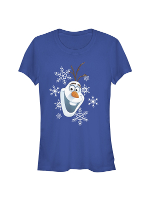 Junior's Frozen Olaf Smile T-shirt